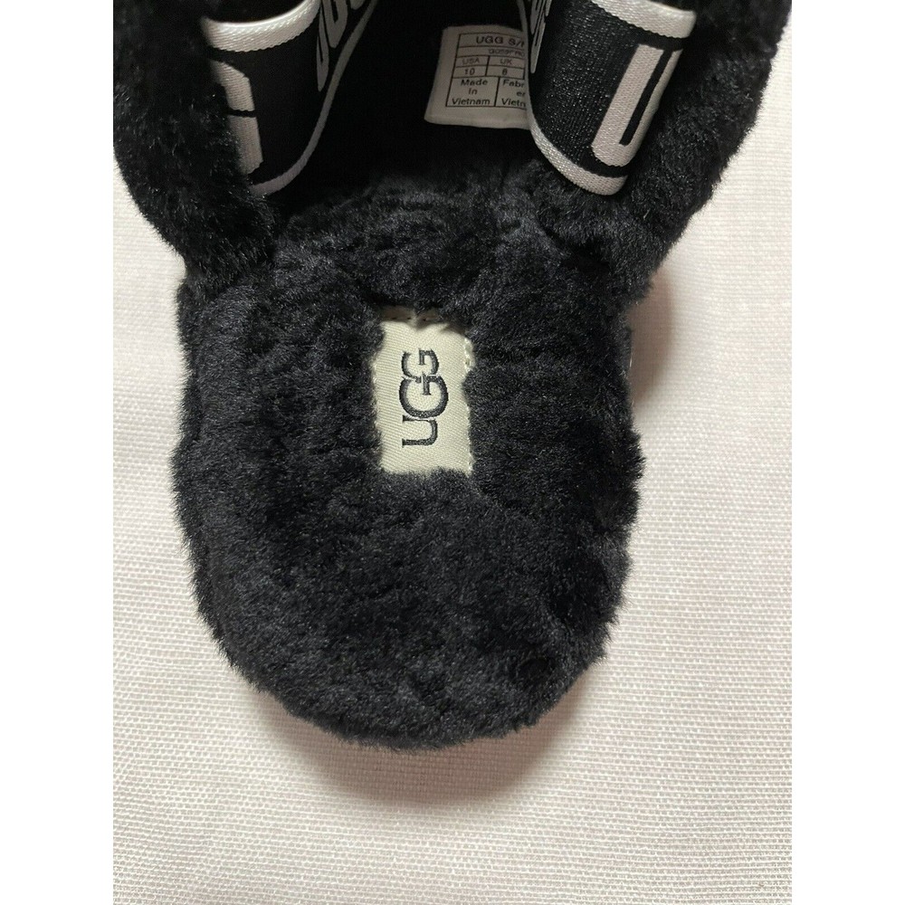 UGG Fluff Yeah Slide Women's Slipper - Black - US Size 10 - Picture 9 of 13